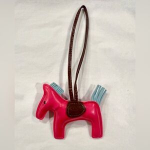 Pink Horse Bag Charm